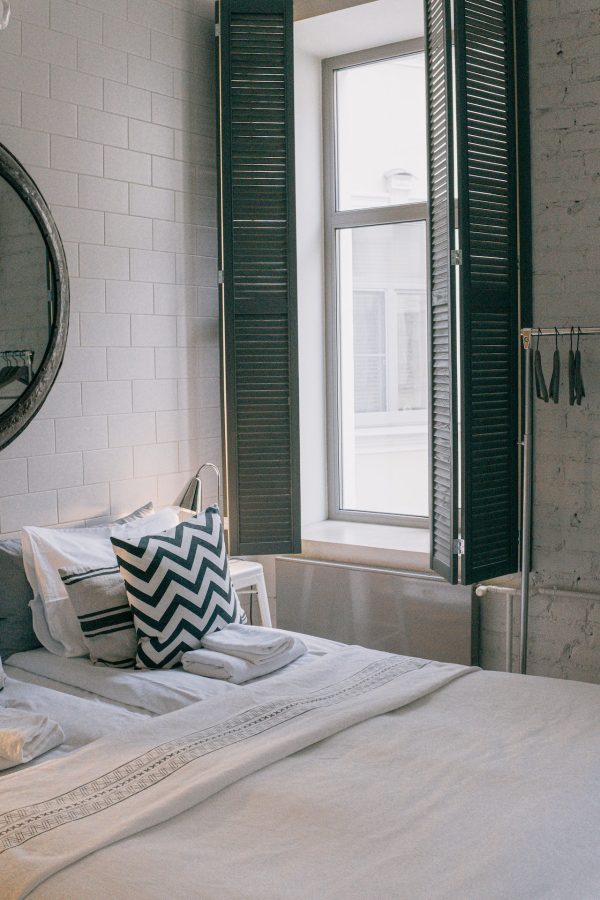 Round Wooden Mirror